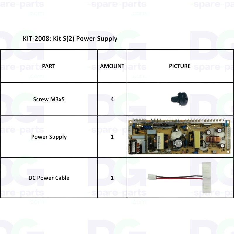 Kit S(2) Power Supply - KIT-2008 – Summa KIT-2008 | DG