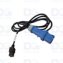 8121-1287 - Cordon d'alimentation HP CEE 16A (IEC 60309) vers C19 – pièce détachée HP® (photo 2)