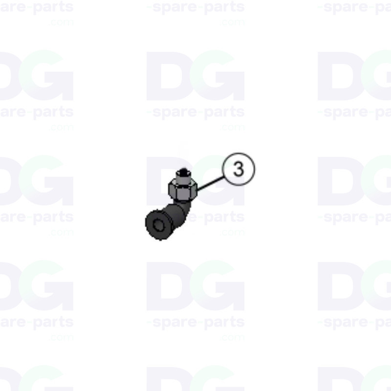 Push-in Elbow 4 mm-M5 Océ Arizona | DG