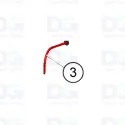 3010117338 - Kit tubing 3010116523 (16 m) polyuréthane rouge – pièce détachée Canon Océ®