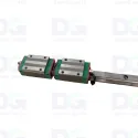 Guia linear HIWIN QHH15CA com calha + 4 rolamentos HT2512