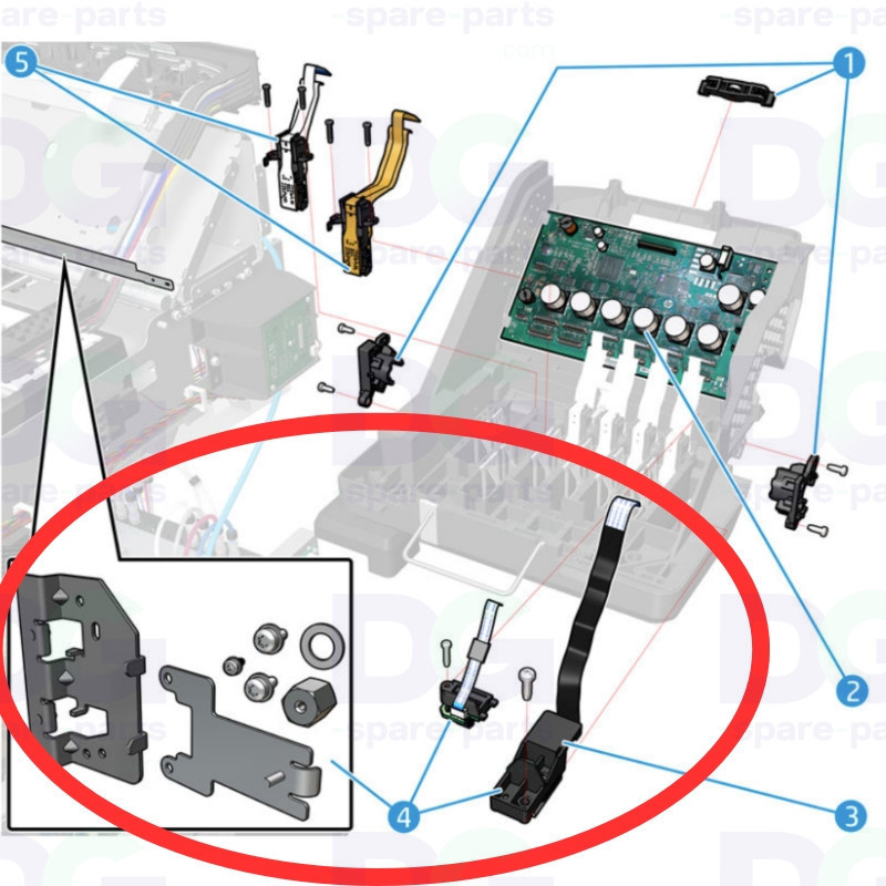 Cinta de encoder + sensor 64 in HP Latex 630 | DG