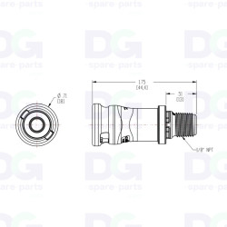 3010116214 Acoplador NS212 Fêmea – Canon Océ Arizona 6100