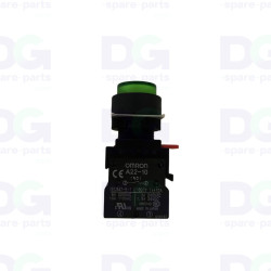 373-600065 Agfa – Grüner Druckknopf Omron A22-10