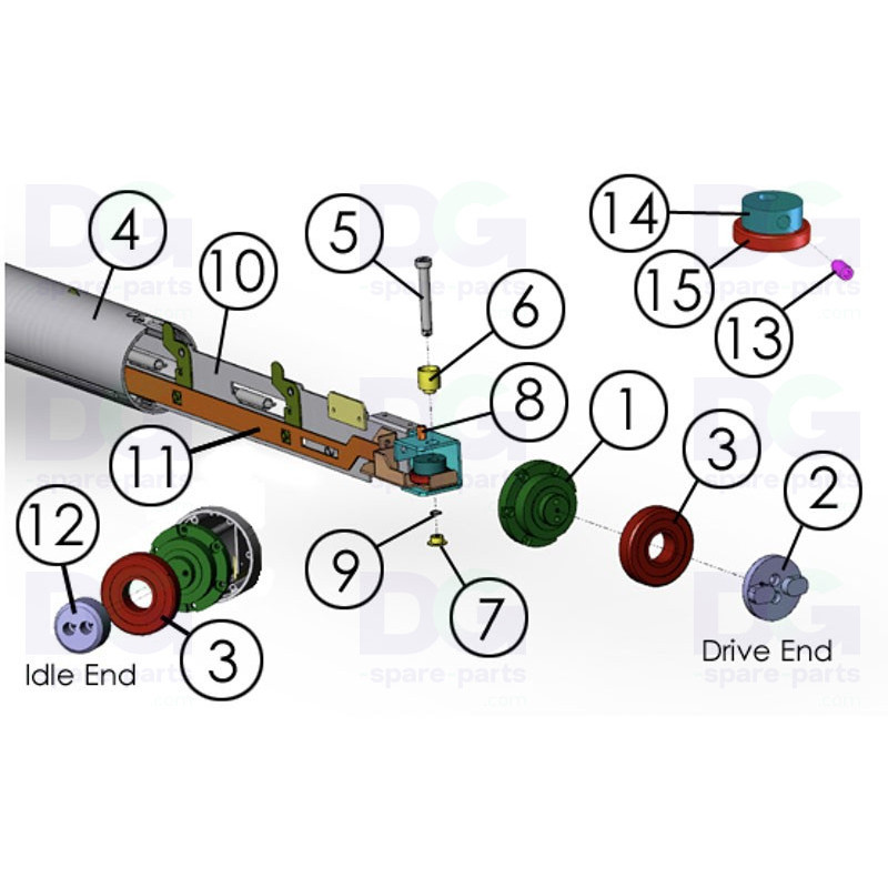 3010107035 media shaft RMO – Arizona | DG Spare Parts