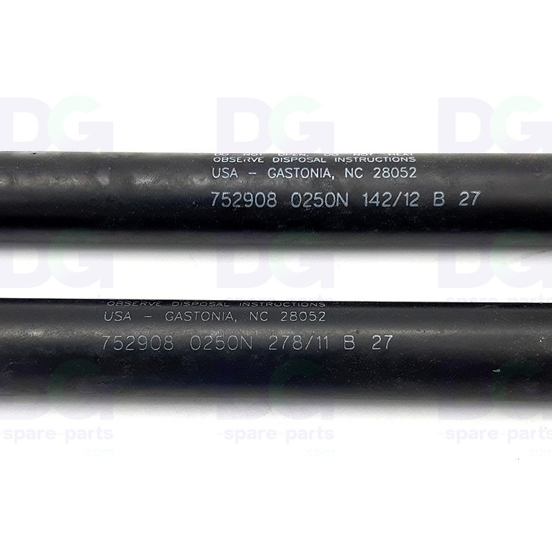 Vérin à gaz Stabilus Lift-o-mat - 752908 0250N – pièce détachée Vutek (Efi)®