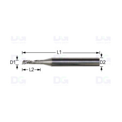 3910764 - Fresa helicoidal R114 Ø4 mm Zünd | DG Spare Parts
