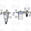 3010119055 + 3010119056 - Pack Air Dryer Assembly Small