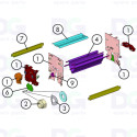 3010113221 - Kit 550 UV Lamp Assy