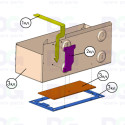 3010109715 - Lamp Housing Mounting Bracket - Left