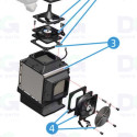 Pack Hot/Cold Flux Assembly for HP Latex 5xx