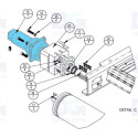 CH154-67008 - Media drive motor with reducer assembly