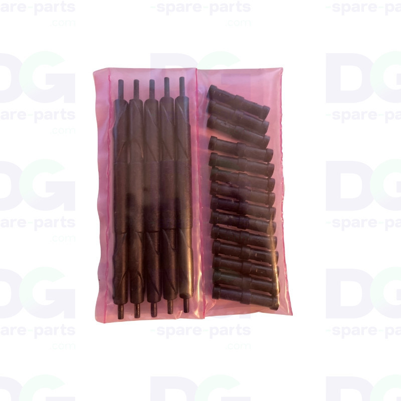 Pinch Wheels 64 Serv pinch wheel kit. Includes x5pcs male at 3.875" and x14pcs female at 1".