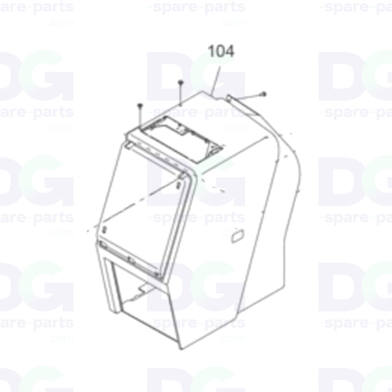1504186 - COVER,FRONT,RIGHT,UNIT,ESL,ASP