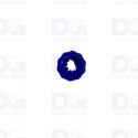 3010104766 - Fitting, Luer Lock Ring, Blue