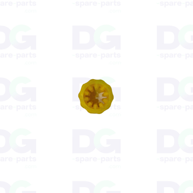 3010104768 - Fitting, Luer Lock Ring, Yellow