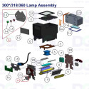 3010121158 – Gehäuse UV-Lampe 110 mm Arizona 360 / 4xx | OEM-Teil