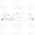 Diager® 4013--0500C 5 mm drill bit – Zünd type